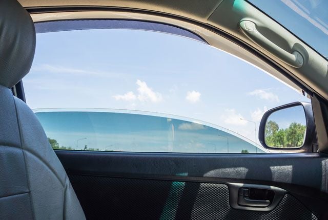 car interior window