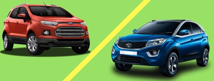 Ford Ecosport VS Tata Nexon – The compact SUV war!