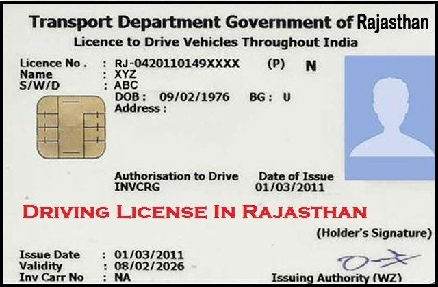 Driving Licence Rajasthan