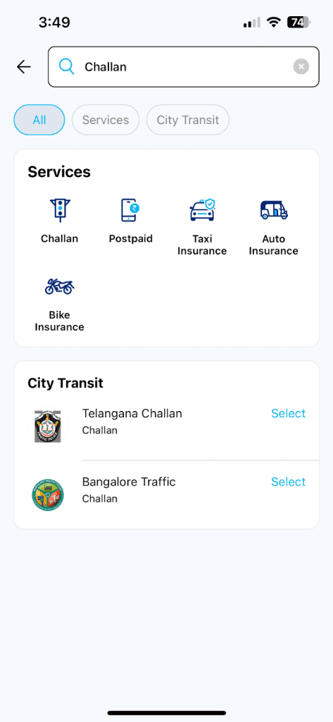 Pay Chennai Traffic Challan with PayTM