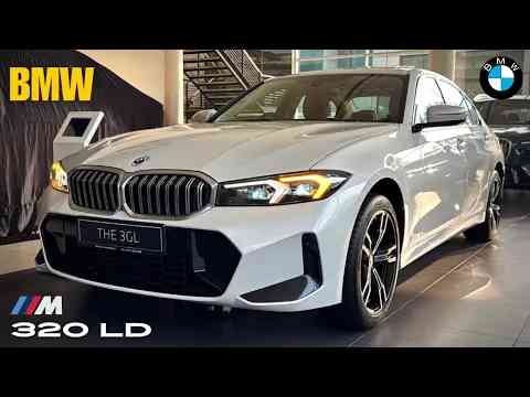 New Updated BMW 320LD 2025  Gran Limousine - MSport @ Rs 62.00L  | White Colour - Detailed Review!
