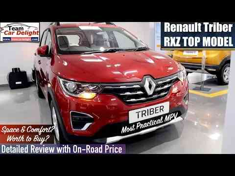 Renault Triber Detailed Review with On Road Price,Features,Interior | Triber Top Model