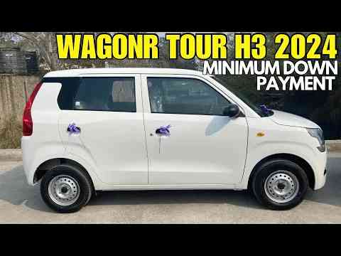 2024 New Model WagonR  CNG TOUR H3 | Now Available On Minimum Down payment