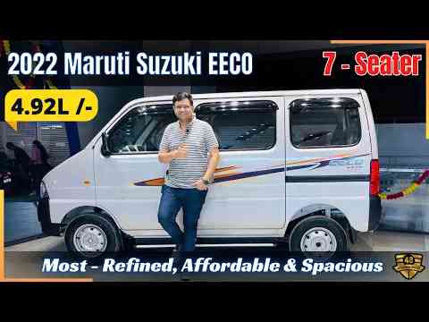 2022 Maruti Suzuki EECO Star 7-Seater Variant - Most Refined |Affordable |Spacious car - Price 4.92L