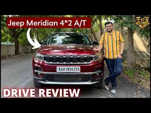 Jeep Meridian 4*2 Automatic Detailed Drive Review in Hindi - Mileage | Stability | Performance ||