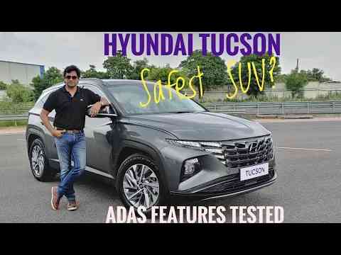 New Hyundai Tucson - Safest SUV? ADAS features tested | GearFliQ