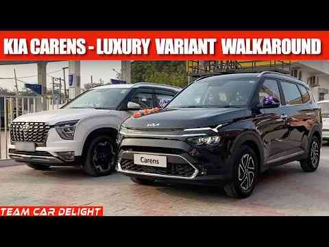 Kia Carens Luxury - Walkaround with On Road Price, Service Cost | Kia Carens 2022