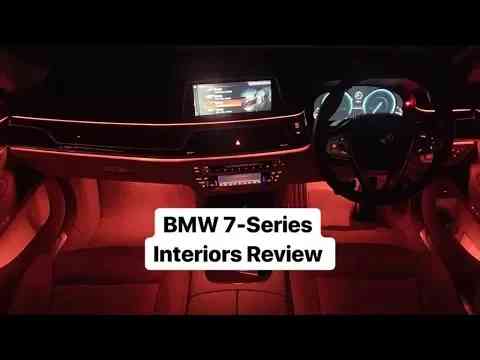 BMW 7-Series Interiors Review - Luxurious Lounge (Hindi + English)