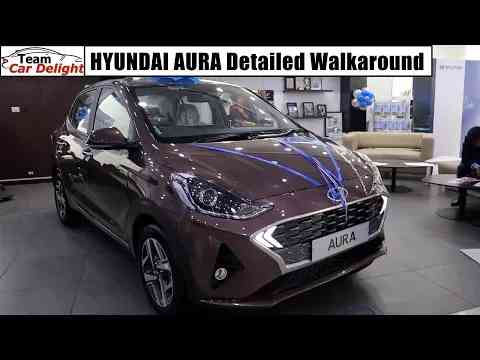 Hyundai Aura Detailed Walkaround with On Road Price | Aura Top Model | Team Car Delight