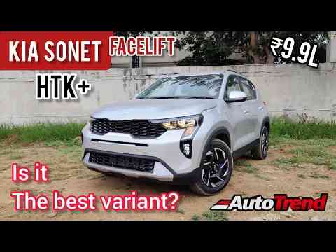 2024 Kia Sonet Facelift HTK+ Most Detailed Walkaround Review | TeamAutoTrend