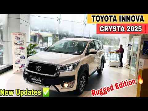 New 2025 Toyota Innova Crysta Rugged Edition|Price,Features Full Detailed Review|