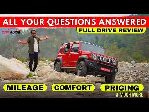 Maruti Suzuki JIMNY Full Drive Review - Real Mileage - Real Comfort - Price ? All in One Video