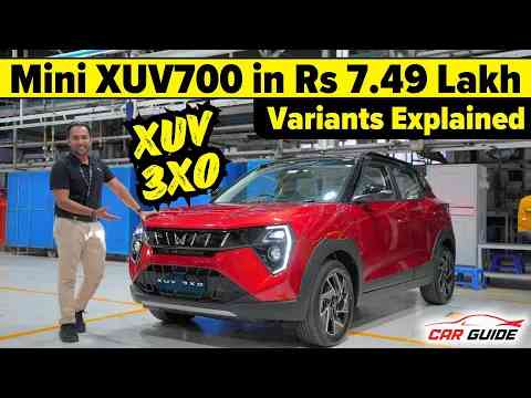 2024 Mahindra XUV3XO Launched | Price - Drive - Variants - Diesel - Bootspace | Tata Nexon Rival