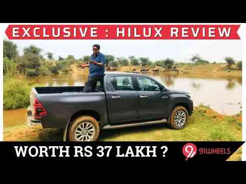 2022 Toyota Hilux India Review || 4x4 Automatic Top Model || 91Wheels