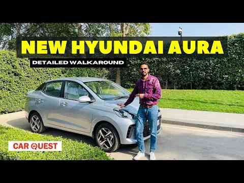 2023 New Hyundai Aura SX(O) Variant Walkaround | Car Quest