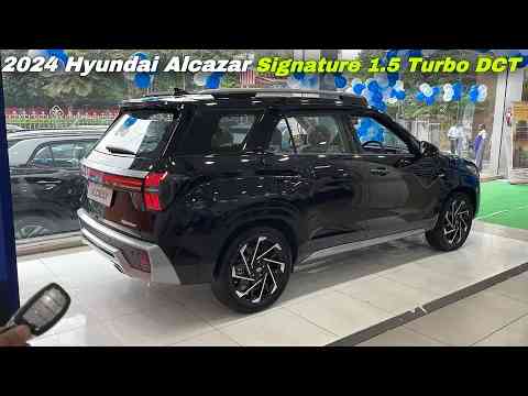 Hyundai Alcazar Signature 1.5 Turbo DCT 2024 | 2024 Hyundai Alcazar Facelift Top Model !!