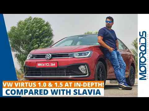 VW Virtus 1.0 & 1.5 AT | In-Depth Test Drive | Every Difference Over Slavia Explained!