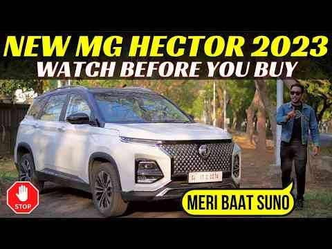 2023 MG Hector Facelift DRIVE REVIEW - Base to Top Model Full Review | Tata Harrier Facelift Rival