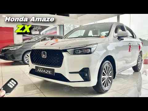 All New Honda Amaze Zx 2025 Price & Features ️ 2025 Honda Amaze Top Model !!