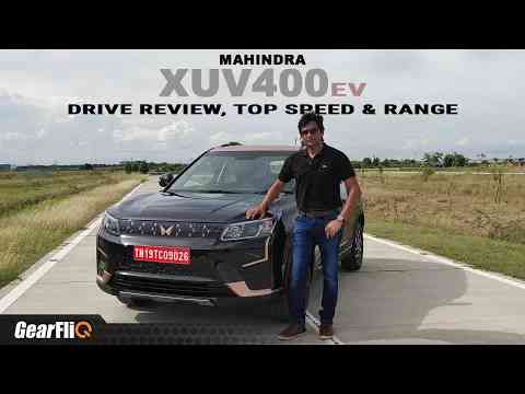 Mahindra XUV 400 (Electric) - Drive Review, Top Speed, Range | Hindi | GearFliQ