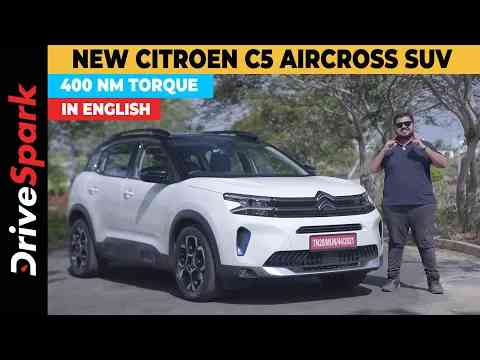 New Citroen C5 Aircross SUV Review | 400NM Torque, 580L Boot Space | Punith Bharadwaj