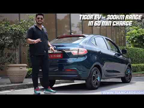 Tata Tigor EV XZ+ Dual Tone - Walkaround Review with On Road Price | Tata Tigor EV 2021