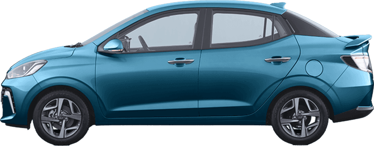 Hyundai Aura Aqua Teal
