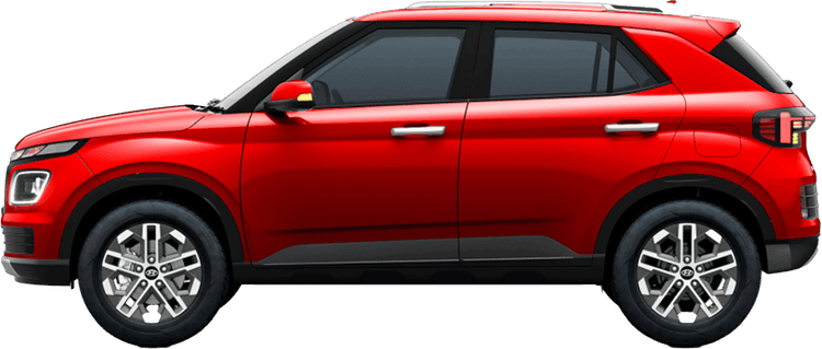 Hyundai Venue Fiery Red
