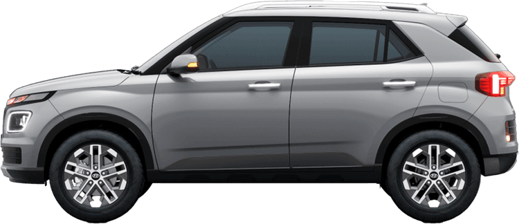 Hyundai Venue Typhoon Silver