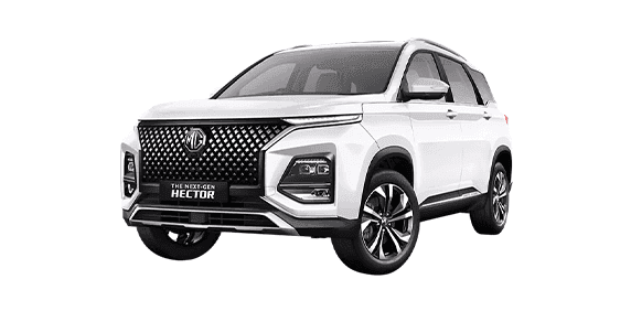 MG Hector Plus Candy White