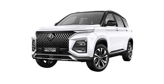 MG Hector Plus Dual Tone White & Black
