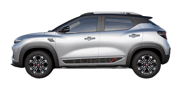 Renault Kiger Moon Light Silver Dual Tone