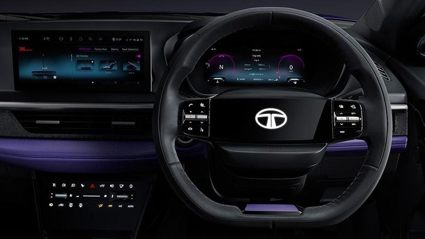2-Spoke Steering Wheel with Illuminated Logo