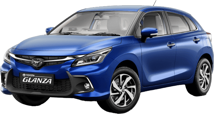 Toyota Glanza Insta Blue