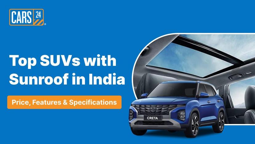 Top SUVs with Sunroof in India 